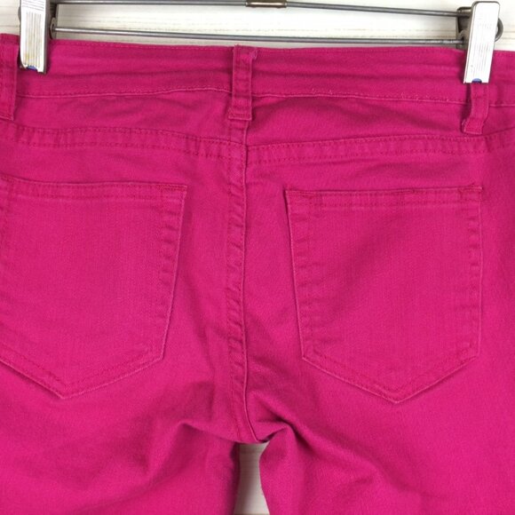 I love H81 Juniors Fuschia Jeans Size 25 - Picture 7 of 8